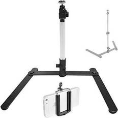 Tripod iphone LimoStudio, AGG2934, Lightweight Table Top Tripod Mount Stand with Phone Holder for Android and iPhone, 17-Inch