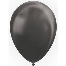 Latexballoner Globos Metallic sorte balloner