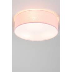 Glow Pink Diffused Ceiling Flush Light