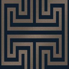 Next Design Metallic Greek Key Navy