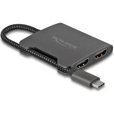 Mst splitter DeLock USB-C Splitter>2xHDMI MST 4K 60Hz