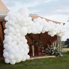 Ballonbuer Ginger Ray Ballonbue Hvid Deluxe