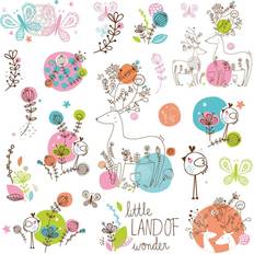 Wallstickers blomster RoomMates Wallstickers - Zutano dyr blomster