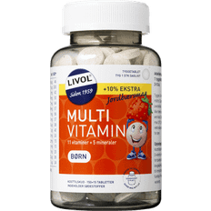 Livol multivitamin Livol Multivitamin m. jordbærsmag 165 stk