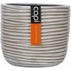 Capi Planter ball Rib 14x12 ivory