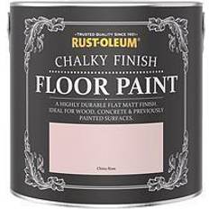 Paint Rust-Oleum Chalky Floor Paint China Rose Floor Paint 2.5L