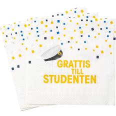 Student servett Design House Pappersservetter Student Guldfolie 16-pack