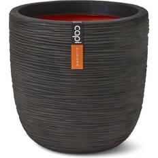 Planter ball Rib NL 35x34 dark