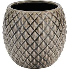 Hill Interiors Seville Collection Grey Diamond Planter