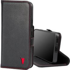 Leather Wallet Case with Stand for Galaxy S22