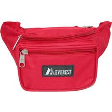 Red Bum Bags Everest Fabric Multi Pocket Fanny Waist Pack Red one size