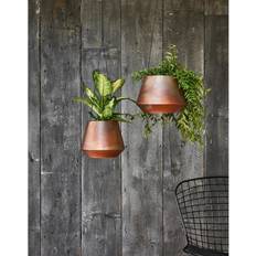 Ivyline Indoor Soho Aged Hanging Planter with