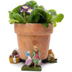 Beatrix Potter Feet Resin Set Of 3 Coloured Plant Foot