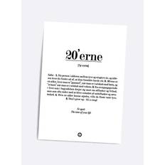 Dialægt Plakater Dialægt 20'erne Definitions Plakat