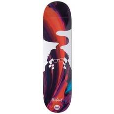 Orange Decks Jart Skateboard Deck Adrien Bulard Pro (Glasses) Lilla/Orange/Hvid 8.125"