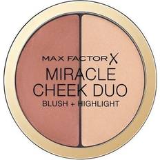 Max Factor Blushes Max Factor Miracle Cheek Duo Blush + Highlight #20 Brown Peach & Champagne