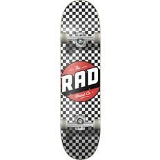 Skateboards RAD Board Co. Checkers Progressive Komplet Skateboard Sort/Grå 7.5"