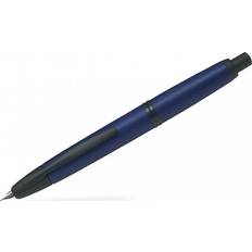 Pilot Fyldepenne Pilot Capless Matte Black Midnight Blue fyldepen blå blæk