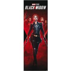 Zwart Posters Grupo Erik Dörr Marvel Black Widow Affisch - Dekorativ Lamin Marvel