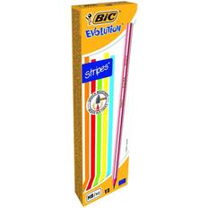 Bic Blyanter Bic Evolution Stripes HB 12 Stk
