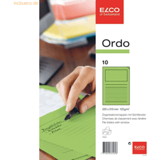 Versandverpackungen Elco Elco"Ordo Classico" organisationsmapp – ljusgrön (paket med 10)