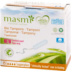 Tamponger super plus Masmi naturlig bomull biotamponger Super Plus