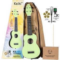 Ortega keiki Ortega Keiki K2-TMO Sopran Ukulele Pack Tomatillo