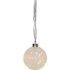 Glaskula glow Star Trading Glow Snow Pendellampa 10cm