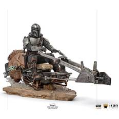 Actionfiguren Star Wars Mandalorian on Speederbike Deluxe 110 Statue