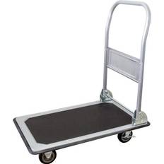 Furniture Dollys pro-bau-tec 14020 Flatbed trolley folding, Brake Steel plate Load capacity (max. 150 kg