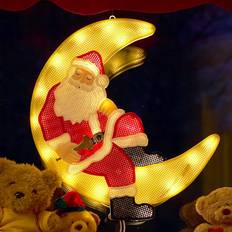 Outdoor Lighting Christmas Lights Konstsmide 2860-010 motif Santa Christmas Lamp