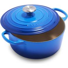 Dutch gjutjärn Le Creuset Signature Round Dutch med lock