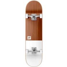 Guld Kompletta skateboards Hydroponic Komplett Skateboard Clean (White-brown) Vit/Brown 7.875"