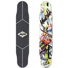 ´walkman Madrid Longboard Deck Fiberglass (Walkman) Rød/Gul