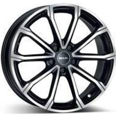 Bilfälgar Mak DaVinci blk/pol 6.5x17 5/114.3 ET45 CB60.1