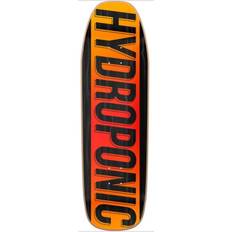 Rød Decks Hydroponic Skateboard Deck Pool Shape (Degrade Orange/Red) Sort/Orange 8.75"