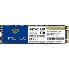 Timetec 1TB SSD 3D NAND QLC SATA III 6Gb/s M.2 2280 NGFF Read Speed Up to 510MB/s SLC Cache Performance Boost Internal Solid State Drive for PC