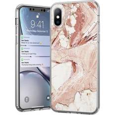 Wozinsky Marble Gel Cover iPhone 12 6.7'' Pink