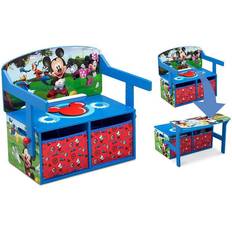 Gold Benches Delta Children Disney Mickey Mouse 2-in-1 Activity Bench and Desk - Greenguard Gold Certified