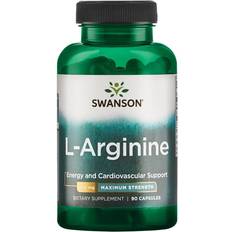 Swanson L-arginin Forte 850 mg 90 Kapsler 90 stk