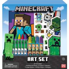 Minecraft Stickers Innovative Designs Minecraft Kids Coloring Art Set with Stickers and Stampers