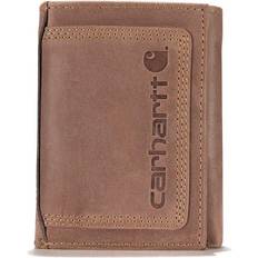 Wallets & Key Holders Carhartt Detroit Triple-Stitched Tri-Fold Wallet Light Brown - Wallets