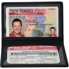 Id card New York Leather ID Card Case - Black