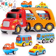 5 in 1 Friction Power Carrier Truck