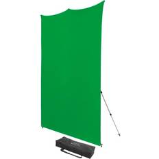 Studio & Beleuchtung Westcott 8x8' X-Drop Pro Wrinkle-Resistant Backdrop Kit, Chroma-Key Green Screen