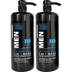 Dead Sea Collection Top 10 Active s 3-in-1 Shampoo Body Wash Body