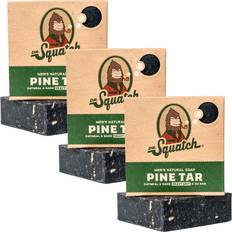 Dr. Squatch Men's Natural Bar Soap Pine Tar 3-pack