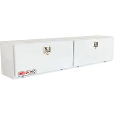 72 inch tool box Delta 72 White Steel Full Size Top Mount Truck Tool Box