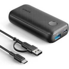 Batteries & Chargers Anker Portable Charger, 10000mAh Power Bank with USB-C Power Delivery (25W) PowerCore 10000 Redux for iPhone 13/12/11 Mini/Pro/Pro Max/XR/XS