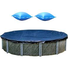 Swimline 18 Foot Round Pool Cover 4x4 Winterizing Closing Air Pillow (2 Pack)